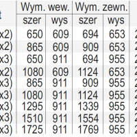 GABLOTA Z PRZESZKLENIEM PRZESUWNYM, KORKOWA - DO WEWNĄTRZ